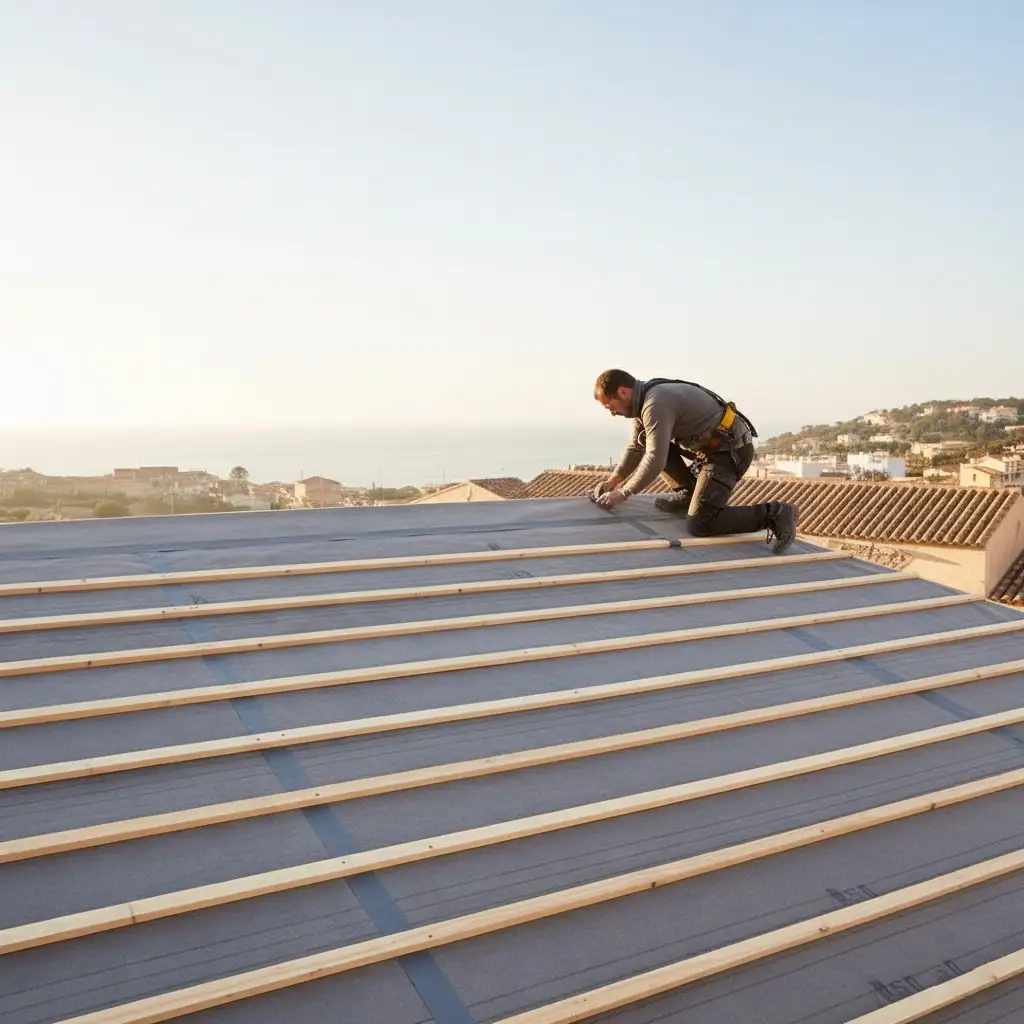 installation écran sous toiture